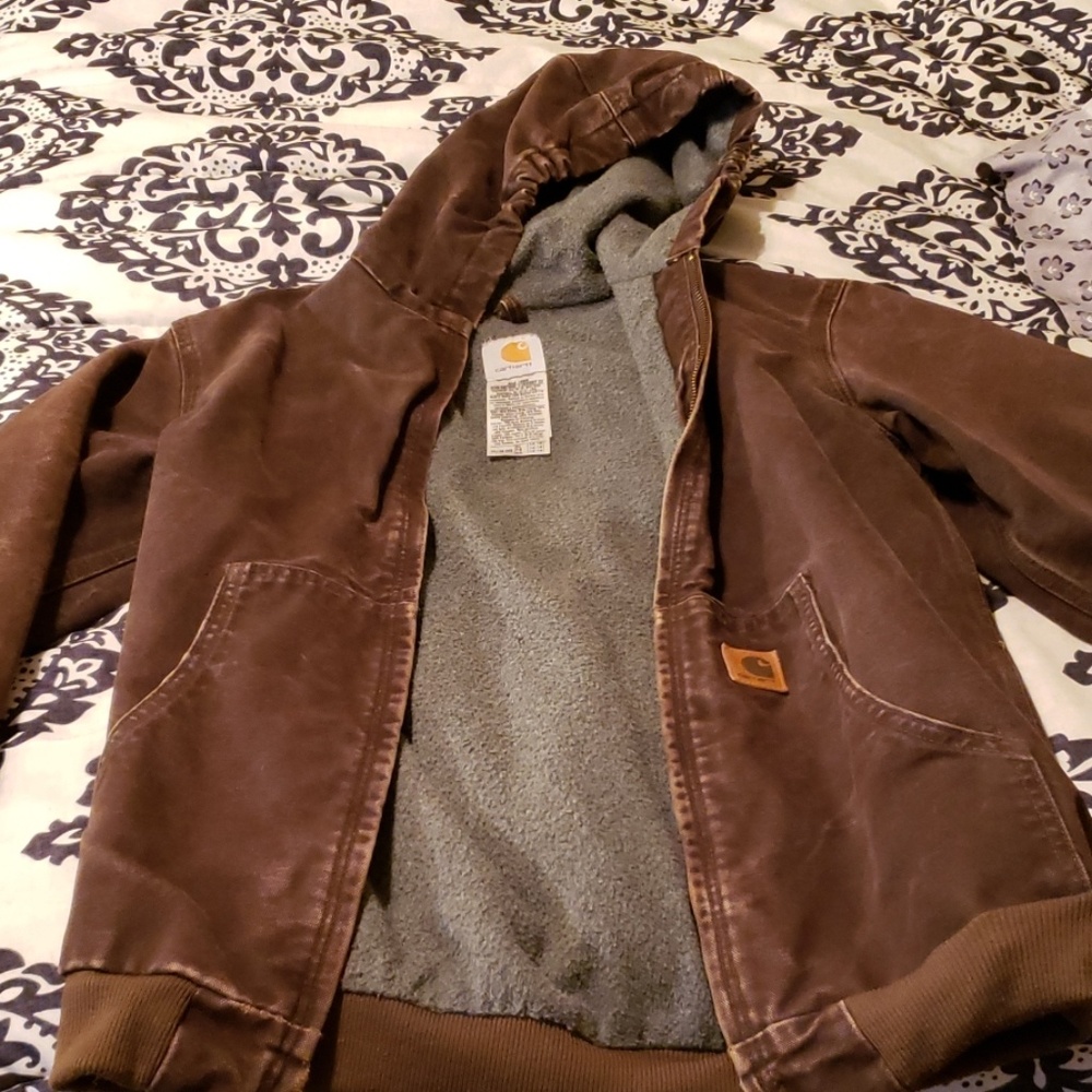 Womens brown Carhartt coat